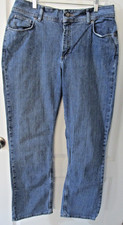 Riders by Lee Jeans Womens 16 M Medium Wash Denim Stretch High Rise 130G188