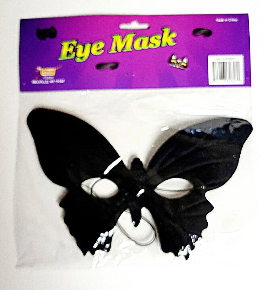 Butterfly VTG Eye Mask Halloween Cosplay Role Play Forum Novelties USA New! - Image 2 of 4