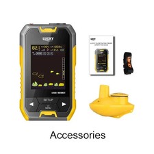 Fish Finder, Colour, 150m Range, Portable Device, Fish, Depth detection, Lucky