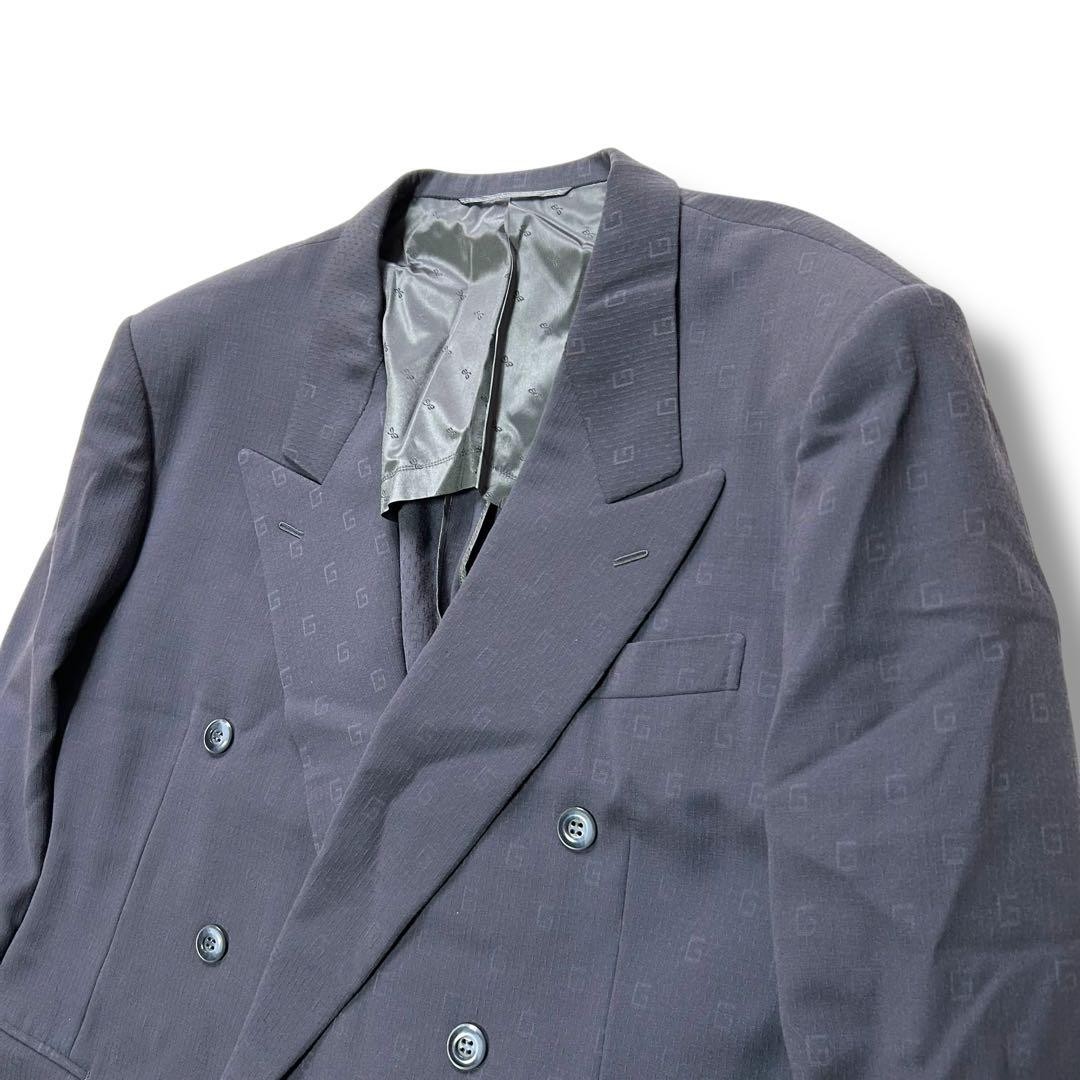 Givenchy G all over pattern suit setup double gray - image 3