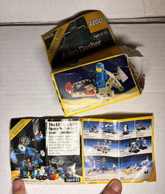 VTG Lego Astro Dasher Damaged Box Only Classic Blue Spaceman 1985  6805 -