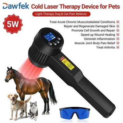 5000mW 808nm 905nm Cold Laser Low Level Light Therapy for Ankle Sprain Foot Pain