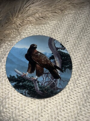 Knowles-The Golden Eagle 1990 Majestic Birds-Decorative Plate- By Daniel Smith
