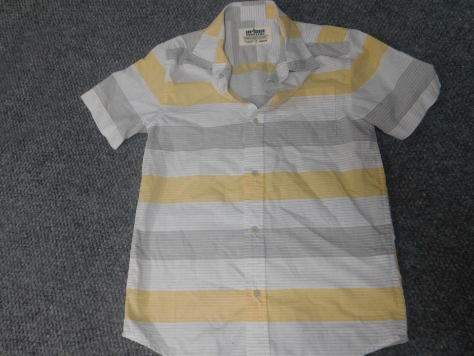 Camisa Urban Pipeline Niño Mediana Amarillo Rayas Foto 2 de 4