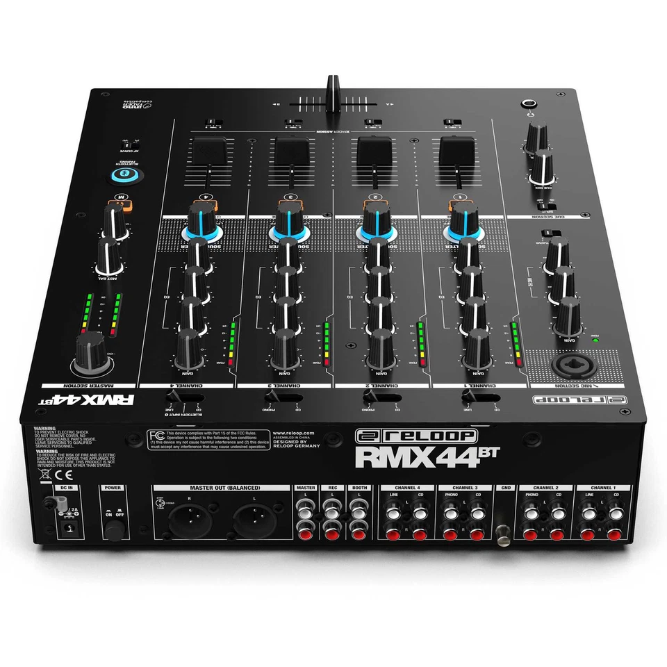 Reloop RMX-44BT 4-Channel Bluetooth DJ Club Mixer - Image 3 of 4