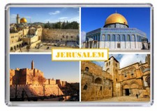 Jerusalem, isreal Fridge Magnet 01