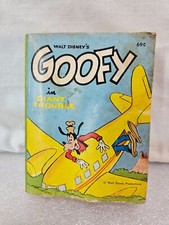 Goofy "In Giant Trouble" Big Little Book Walt Disney Whitman Classics 1968