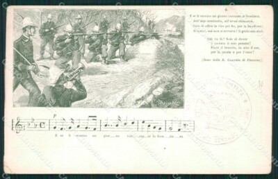 GdF Finanza Ballarini Illustrated Magazine Music Sheet Music Postcard KF0165