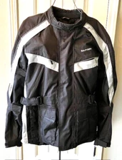 Tourmaster Saber Series 4 Motorcycle Jacket Size XL Black with Zip Out Liner