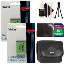 2x NB-13L Replacement Battery for Canon PowerShot G9 X Mark II