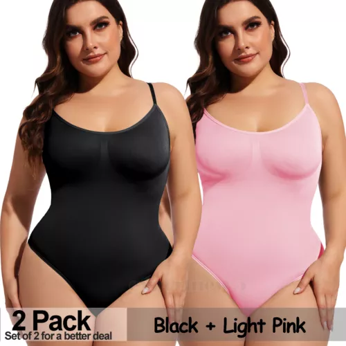 Paquete de 2 body para mujer arrebatado, body moldeador, ropa moldeadora arrebatada camiseta sin mangas - Imagen 32 de 45