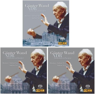Gunter Wand Bruckner Symphonies No. 3, 4, 5, 7, 8 & 9 SACD 3 title 6 Discs new