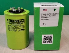 TradePro TP-CAP-50/7.5/440USA-R Motor Run Capacitor 50/7.5 MFD 440/370VAC