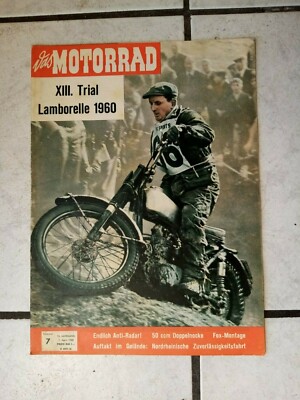The Motorcycle Motorcycle Magazine from the 1960s Issue 7/1960