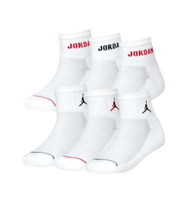 NIKE 6-Pairs Jordan Legend Logo BBall Quarter Socks - Boys Youth