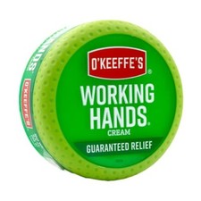 O'Keeffe's Working Hands Hand Cream, 3.4 Ounce Jar, Orange/Green