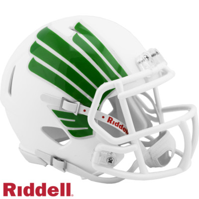*SALE* NORTH TEXAS MEAN GREEN WHITE SPEED MINI NCAA FOOTBALL HELMET!