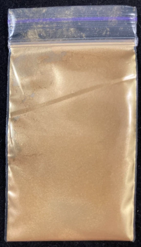Mica Powder - Yellow Gold - 2.8 g - Soap Shop - Soap/Make Up/Resin - Single Bag - Image 3 of 3