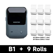Mini Thermal Printer Self-Adhesive Sticker Label Maker Pocket Printer Labeling
