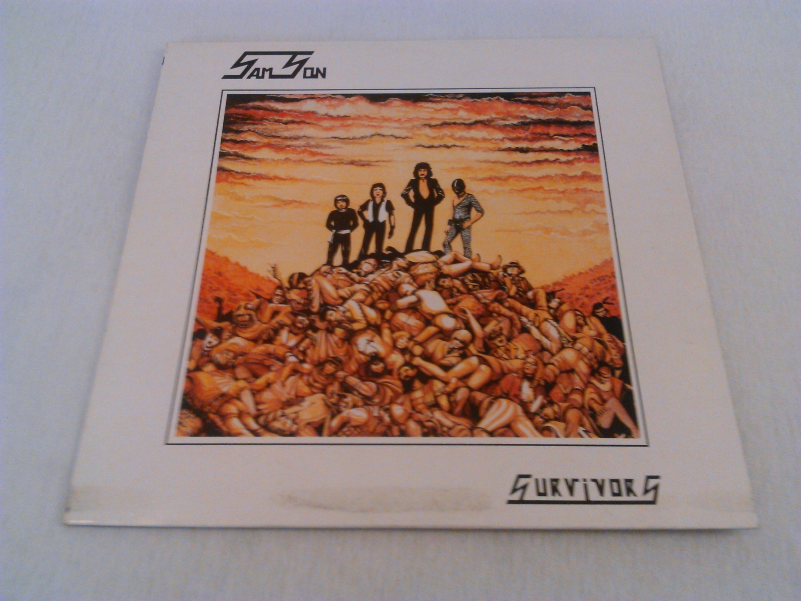 SAMSON SURVIVORS LP EX!!! UK 1ST PRESS LASER LAP 1 PORKY PRIME CUT