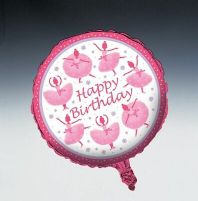 Tutu Much Fun Ballerina Ballet Party Dance Recital Birthday 18'' Foil Balloon