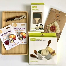 NEW! Gourmet WINE & CHEESE SET — Fun, Fancy & Functional Bundle / GIFT SET
