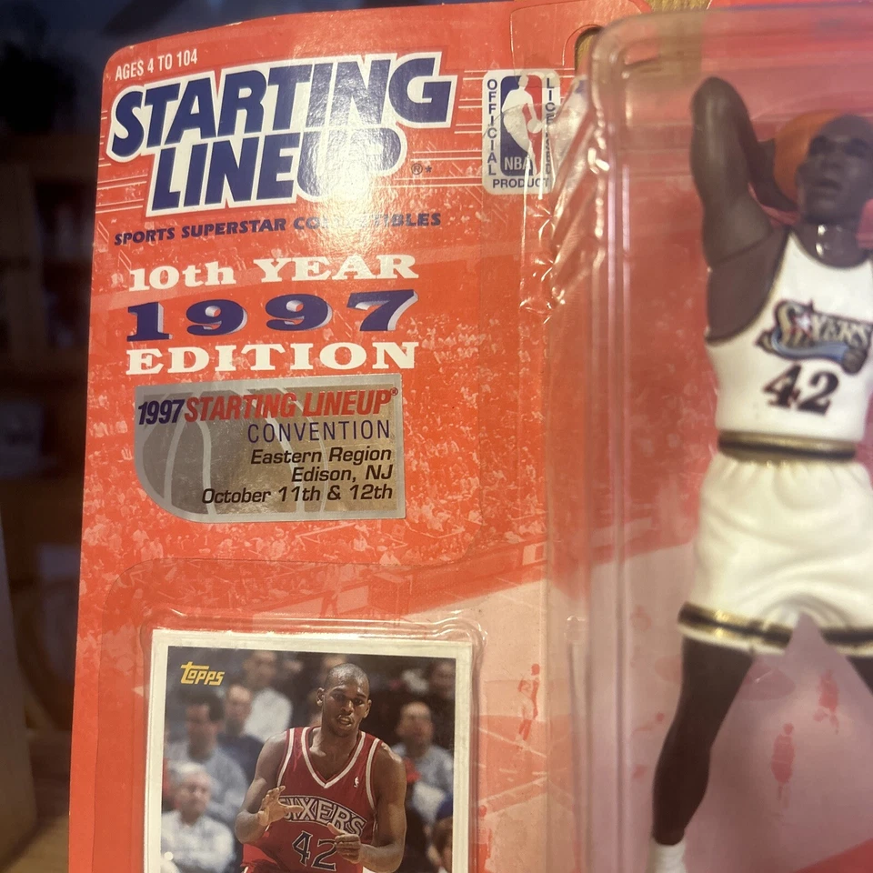 Línea inicial Eastern Convention Piece 1997 Jerry Stackhouse raro Foto 2 de 3