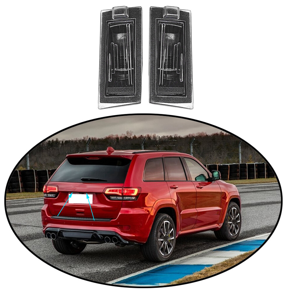 FIT FOR 20142018 JEEP CHEROKEE LICENSE PLATE LIGHT LAMP LENS LEFT