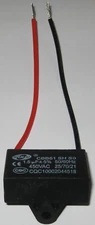 CBB61 1.5 uF Split Phase Motor Run Capacitor - 450 V AC - 3" Wires - 1.5uF Cap