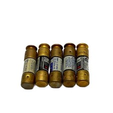 Lot Of 5 NOS Fusetron 250VAC 15A Class RK5 Time Delay Dual Element Fuse FRN-R-15