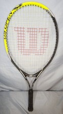 Wilson US Open Tennis Racket 25in Yellow Black Grip 3 7/8in