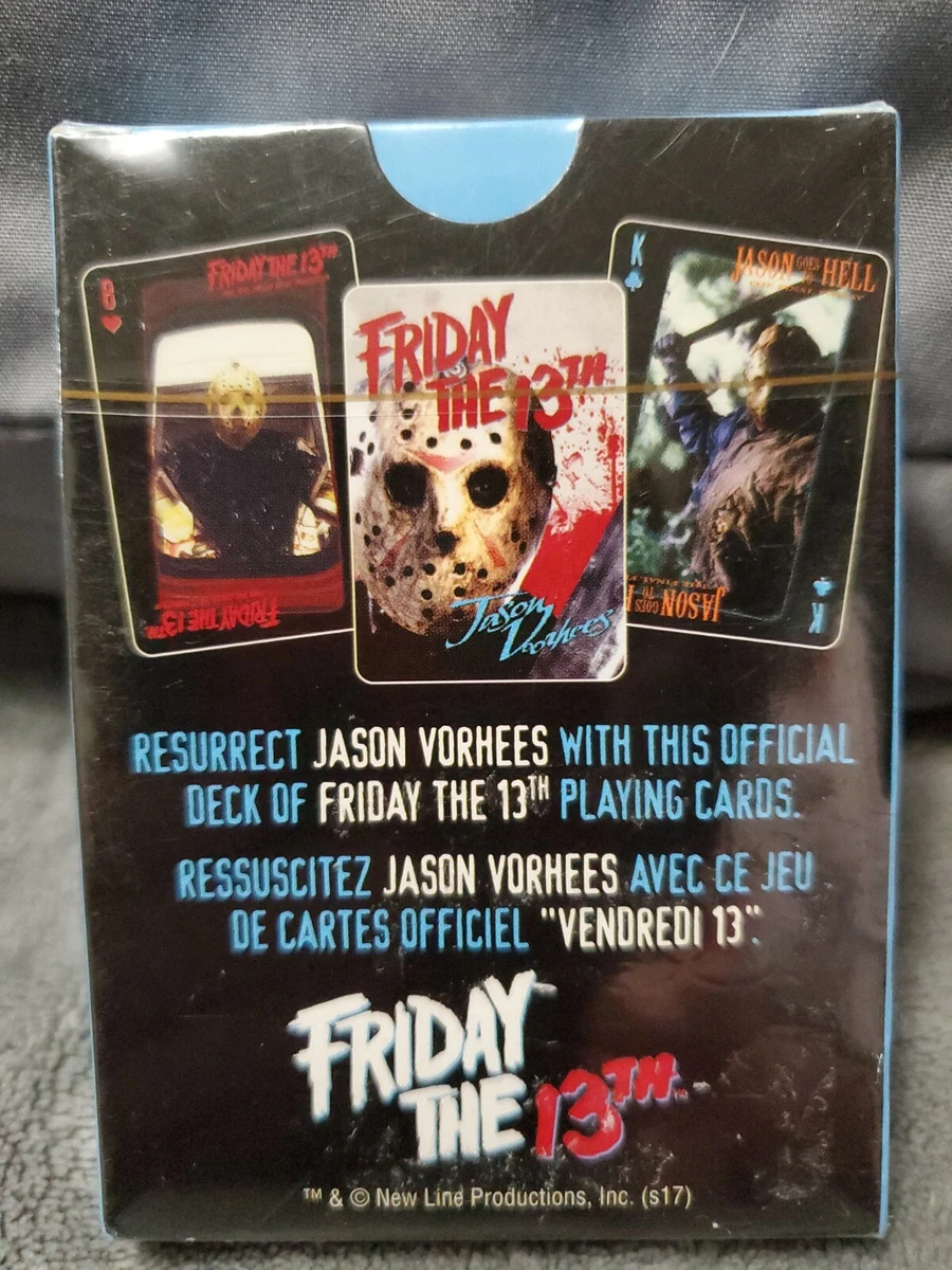 AQUARIUS Friday the 13th Playing Cards - Friday the 13th Themed Deck of  Cards for Your Favorite Card Games - Officially Licensed Friday the 13th