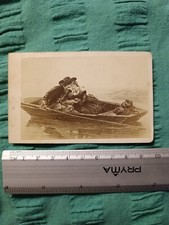 Jenkins "With the Stream" Lovers Antique 19th Century Photo late 1800 vintage