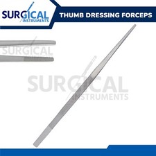 Huge Tweezers Thumb Dressing Forceps 18" Long Stainless Steel German Grade