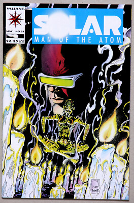 Solar Man of the Atom #21 Joe Quesada Cover - Valiant - K Vanhook - P Grau