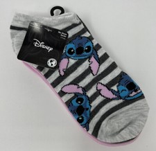 Disney Lilo  Stitch Women's No Show Socks, 3-Pack Size 4-10