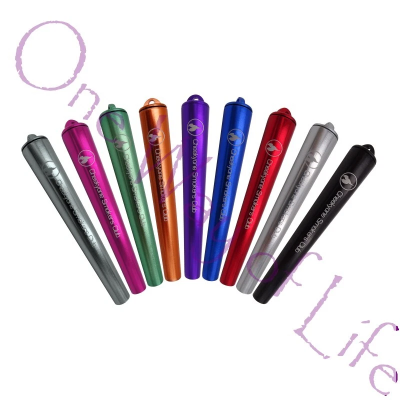 Cheeky One Smokers Club Single Cigarette Stash Case, Metal, Air Tight, Odourless