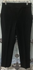 Talbots High Waist Straight Pant Black Stretch Women  s SZ 6