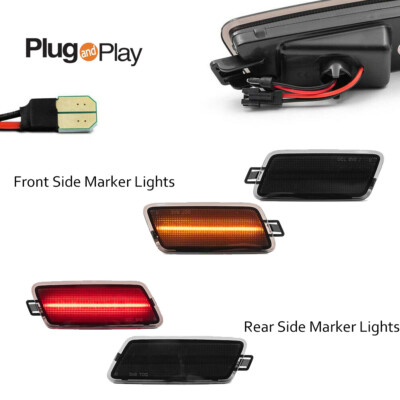 Aazon.co: Nsautolighting 4Pcs LED Front Rear Side Arker Lights For 2012-2018 Au'di A7 C7 - Foto 6