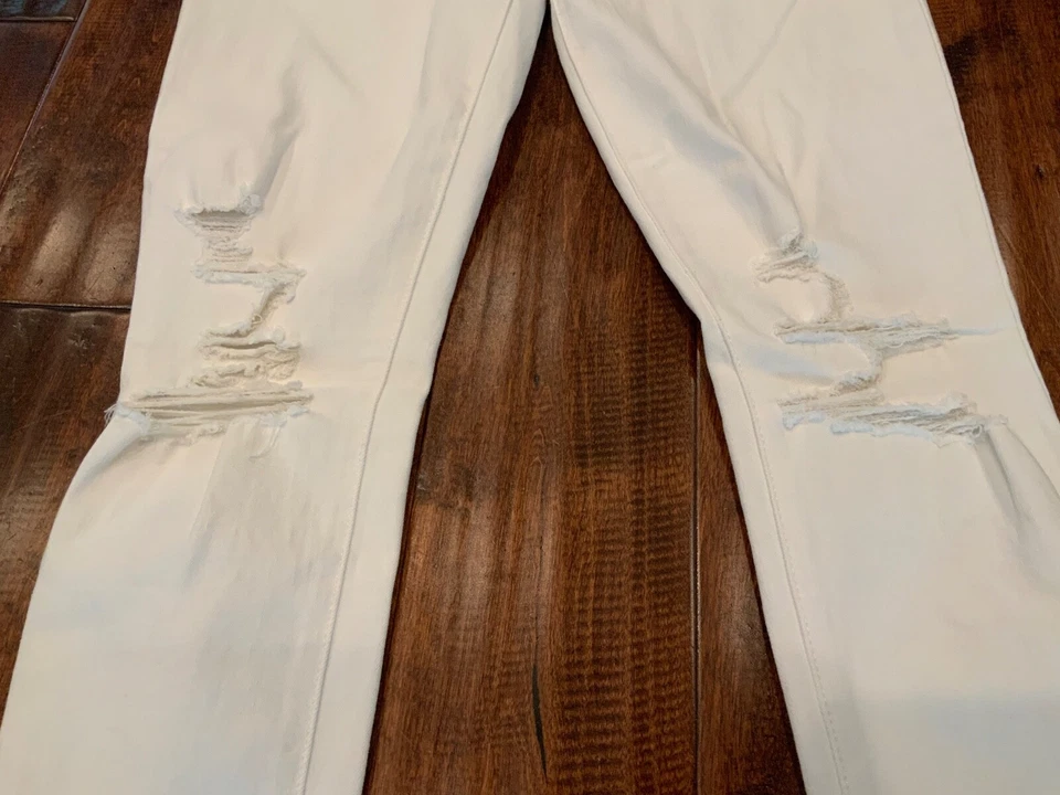 Joe's Jeans White “Skinny Ankle" Jeans, Size 26 - Image 3 of 4