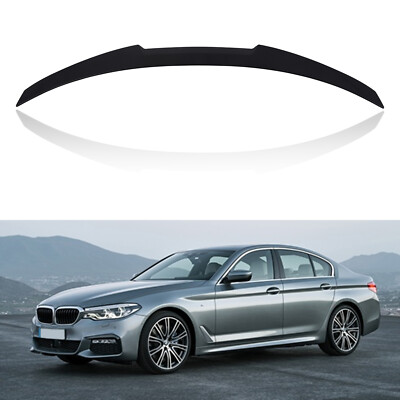 Rear Trunk Spoiler Carbon Fiber M4 Style For BMW 5 Series F10 F18 Sedan 2011-17