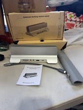 USB Type-C 13-in-1 Aluminum Alloy Multi Hub Docking Station DS01 Laptop Stand