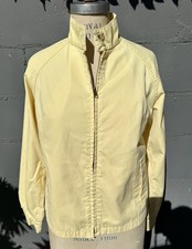 VTG 1960 London Fog Yellow Jacket Sz 8 Weatherwear Mod Windbreaker Made In USA