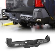 Heavy Duty Steel Rear Bumper For 2024-2026 Toyota Tacoma Offroad Wled Lights