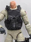 3d Printed PUNISHER V4  FLEXIBLE SKULL VEST 1:12  6" Classified Legend