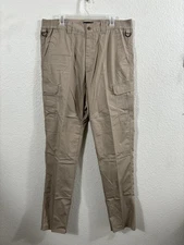 Galls Tac Force Tactical Pants Mens 36 Khaki Ripstop Cargo Open Bottom TR2597