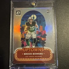 2024 Panini Donruss Optic Brock Bowers Uptown #8 Rookie Card SSP Case Hit RC