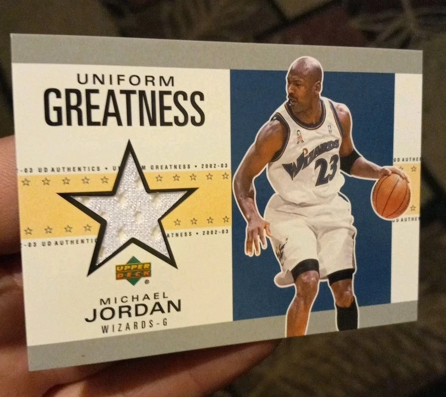 Michael Jordan 2002-03 Upper Deck Uniform Greatness #MJ-U Game Used Jersey🔥🔥🔥 - Image 2 of 4