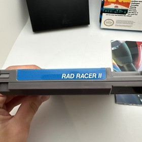 Rad Racer II 2 (Nintendo NES) Complete In Box CIB W/ Poster