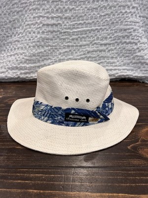 Panama Jack Woven Matte Toyo Safari Hat, UPF 50+ UVA/UVB Sun Protection, 2 1/2''